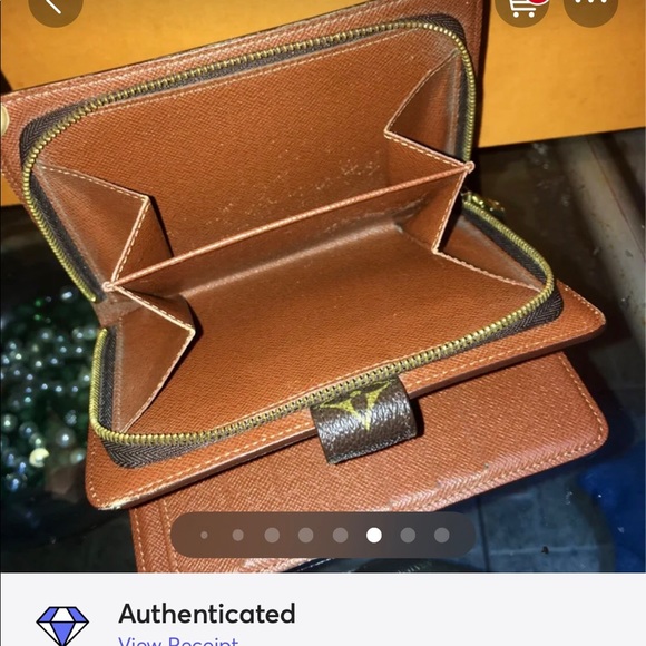 Authentic Louis Vuitton Monogram Porte Papier Zippy Wallet - Picture 10 of 12